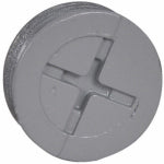 HUBBELL ELECTRICAL PRODUCTS Closure Plugs, Gray, 3/4-In., 3-Pk. ELECTRICAL HUBBELL ELECTRICAL PRODUCTS