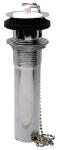 PLUMB SHOP DIV BRASSCRAFT Lavatory Drain Plug, Chrome-Plated Brass, 1.25 x 5-In. PLUMBING, HEATING & VENTILATION PLUMB SHOP DIV BRASSCRAFT