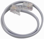 AUDIOVOX Phone Line Cord, Silver, 12-In. ELECTRICAL AUDIOVOX