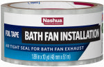 BERRY GLOBAL/VYBOND Bath Fan Installation Foil Tape, 1.89 In. x 10 Yd. PLUMBING, HEATING & VENTILATION BERRY GLOBAL/VYBOND