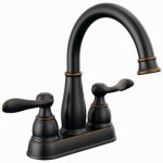DELTA FAUCET CO Windemere 2-Handle Lavatory Faucet, Centerset, Bronze PLUMBING, HEATING & VENTILATION DELTA FAUCET CO