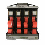 MAX CO LTD Cam Buckle Tie-Downs, 6 Ft. x 1 In., 4-Pk. AUTOMOTIVE MAX CO LTD