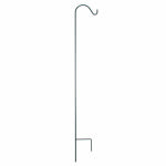 PANACEA PRODUCTS CORP-IMPORT Shepherd's Hook, Single, Black Steel, 84 In. LAWN & GARDEN PANACEA PRODUCTS CORP-IMPORT