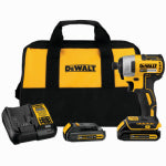 BLACK & DECKER/DEWALT 20-Volt MAX Cordless Brushless Impact Driver Kit, Brushless Motor, 1/4 In., (2) Batteries & Charger TOOLS BLACK & DECKER/DEWALT