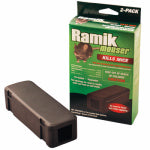 RAMIK Ramik 000600 Mouser Bait Station, Solid, Characteristic, Mild, Green, 1 oz Package, Pack LAWN & GARDEN RAMIK   