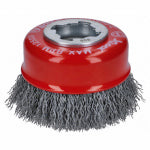 ROBERT BOSCH TOOL GROUP X-Lock Crimped Wire Cup Brush, Carbon Steel, 3-In. TOOLS ROBERT BOSCH TOOL GROUP