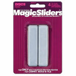 MAGIC SLIDERS L P Surface Protectors, Furniture Sliding Discs, Adhesive, 15/16 x 4-In. Rectangle, 4-Pk. HARDWARE & FARM SUPPLIES MAGIC SLIDERS L P