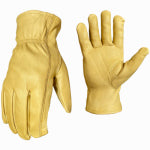 BIG TIME PRODUCTS LLC Water Resistant Leather Gloves, Men's L CLOTHING, FOOTWEAR & SAFETY GEAR BIG TIME PRODUCTS LLC