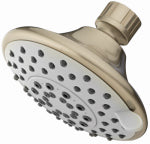 HOMEWERKS WORLDWIDE LLC-IMPORT 5-Spray Shower Head, Fixed Mount, 1.8 GPM, Matte Black PLUMBING, HEATING & VENTILATION HOMEWERKS WORLDWIDE LLC-IMPORT