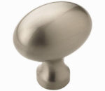 AMEROCK Vaile Cabinet Knob, Satin Nickel, 1-3/8 In. HARDWARE & FARM SUPPLIES AMEROCK