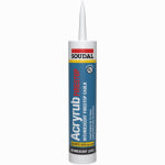 SOUDAL USA Acryrub FireStop Intumescent Latex Caulk, 10.1 oz. PAINT SOUDAL USA   