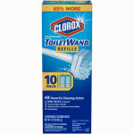 CLOROX COMPANY, THE Disinfecting Toilet Wand Head Refill with Cleaner, 10-Ct. CLEANING & JANITORIAL SUPPLIES CLOROX COMPANY, THE