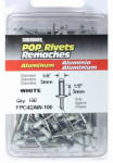 FPC CORPORATION 100-Pack Short White Aluminum Rivets HARDWARE & FARM SUPPLIES FPC CORPORATION