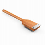 MR BAR B Q PRODUCTS LLC Oversized Grill Brush, Stainless Steel Bristles, Wood Handle OUTDOOR LIVING & POWER EQUIPMENT MR BAR B Q PRODUCTS LLC