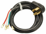 PT HO WAH GENTING 4-Ft. 10/4 SRDT Black Round Dryer Cord ELECTRICAL PT HO WAH GENTING