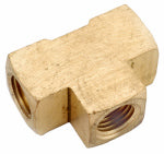 ANDERSON METALS CORP Pipe Fitting, Brass Tee, Lead Free, 1/8 In. PLUMBING, HEATING & VENTILATION ANDERSON METALS CORP