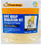 THERMWELL PRODUCTS Fiberglass Pipe Wrap Insulation Kit, 6 x 1/2 In. x 25 Ft.