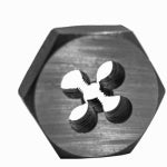 CENTURY DRILL & TOOL CO INC Fractional Hex Die, 3/8-24 National Fine, 1-In. TOOLS CENTURY DRILL & TOOL CO INC