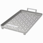 TRAEGER Traeger ModiFIRE BAC610 Grill Tray, Stainless Steel, For: ModiFIRE Traeger Grill Grates OUTDOOR LIVING & POWER EQUIPMENT TRAEGER