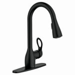 MOEN INC Kleo Single Handle, High Arc Kitchen Faucet, Pull-Down Spray, Matte Black PLUMBING, HEATING & VENTILATION MOEN INC