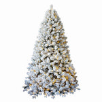 NATIONAL TREE CO-IMPORT Feel Real Artificial Pre-Lit Christmas Tree, Wesley Pine, Hinged, 700 Clear Lights, 7.5-Ft. HOLIDAY & PARTY SUPPLIES NATIONAL TREE CO-IMPORT   