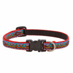 LUPINE INC Adjustable Small Dog Collar, El Paso Pattern, 1/2 x 8-12-In.