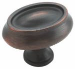AMEROCK Amerock BP26127ORB Cabinet Knob, 1-3/16 in Projection, Traditional, Zinc, Oil-Rubbed Bronze HARDWARE & FARM SUPPLIES AMEROCK