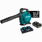 MAKITA USA INC 36-Volt (18V X2) LXT Cordless Leaf Blower Kit, Brushless Motor, 473 CFM, 120 MPH, 2 Batteries + Charger OUTDOOR LIVING & POWER EQUIPMENT MAKITA USA INC