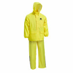 SAFETY WORKS INC John Deere 2-Pc. Rain Suit, Safety Yellow Polyester, XL CLOTHING, FOOTWEAR & SAFETY GEAR SAFETY WORKS INC