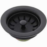 DANCO COMPANY Sink Strainer Basket, Matte Black, 3-1/2 In. PLUMBING, HEATING & VENTILATION DANCO COMPANY