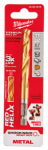 MILWAUKEE Milwaukee SHOCKWAVE 48-89-4619 Impact Drill Bit, 11/32 in Dia, 4.57 in OAL, Twist Flute, 1/4 in Dia Shank, Hex Shank TOOLS MILWAUKEE