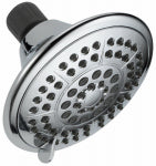 DELTA FAUCET CO 5-Spray Shower Head, Fixed Mount, Chrome PLUMBING, HEATING & VENTILATION DELTA FAUCET CO