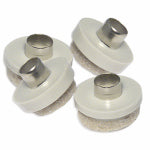 RICHELIEU AMERICA LTD Furniture Glides, Nail-On With Adhesive, Tan, Round, 7/8-In., 8-Pk. HARDWARE & FARM SUPPLIES RICHELIEU AMERICA LTD