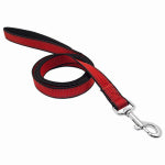 WESTMINSTER PET PRODUCTS IMP Pet Expert Nylon Reflective Dog Leash, Black/Red, 1-In. x 6-Ft. PET & WILDLIFE SUPPLIES WESTMINSTER PET PRODUCTS IMP