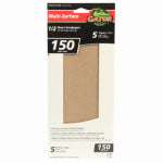 ALI INDUSTRIES 5-Pk., 1/2-Sheet 150-Grit Sandpaper TOOLS ALI INDUSTRIES