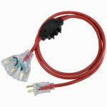 PT HO WAH GENTING Outdoor Extension Cord, Orange, 16/3, 50-Ft. ELECTRICAL PT HO WAH GENTING