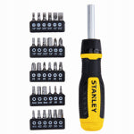 STANLEY CONSUMER TOOLS 30-Pc. Multi-Bit Ratcheting Screwdriver Set TOOLS STANLEY CONSUMER TOOLS