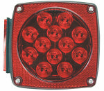 URIAH PRODUCTS LED Stop, Tail & Turn Light, Right-Side, Square, 4.5-In. AUTOMOTIVE URIAH PRODUCTS