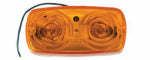 URIAH PRODUCTS Trailer Marker/Clearance Light, Amber, Double Bulls Lens AUTOMOTIVE URIAH PRODUCTS