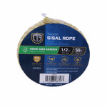 RICHELIEU AMERICA LTD. Sisal Rope, Twisted, 1/2 In. x 50 Ft. HARDWARE & FARM SUPPLIES RICHELIEU AMERICA LTD.