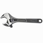 CRESCENT Crescent ATWJ28VS Adjustable Wrench, 8 in OAL, 1-1/8 in Jaw, Alloy Steel, Black Phosphate TOOLS CRESCENT   