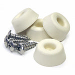 RICHELIEU AMERICA LTD Rubber Bumpers, Screw-On, Almond, 1-In., 4-Pk. HARDWARE & FARM SUPPLIES RICHELIEU AMERICA LTD