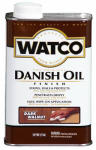 WATCO Watco A65841 Danish Oil, Dark Walnut, Liquid, 1 qt, Can PAINT WATCO   