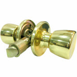 TAIWAN FU HSING INDUSTRIAL CO Tulip-Style Knob Mobile Home Passage Lockset, Polished Brass HARDWARE & FARM SUPPLIES TAIWAN FU HSING INDUSTRIAL CO