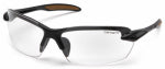 PYRAMEX SAFETY PRODUCTS LLC Spokane Safety Glasses, Clear Lens/Black Frame
