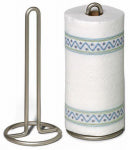 SPECTRUM DIVERSIFIED DESIGNS Euro Paper Towel Holder, Satin Nickel HOUSEWARES SPECTRUM DIVERSIFIED DESIGNS   