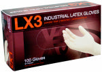 AMMEX CORPORATION Latex Gloves, XL, 100-Ct. CLOTHING, FOOTWEAR & SAFETY GEAR AMMEX CORPORATION