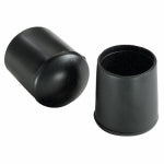 RICHELIEU AMERICA LTD Furniture Leg Tip, Black Vinyl, 1/2-In., 4-Pk. HARDWARE & FARM SUPPLIES RICHELIEU AMERICA LTD