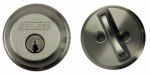 SCHLAGE LOCK CO Single Cylinder Deadbolt, Satin Chrome HARDWARE & FARM SUPPLIES SCHLAGE LOCK CO   