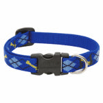 LUPINE INC Dog Collar, Adjustable, Dapper Dog, 1/2 x 10 to 16 In.